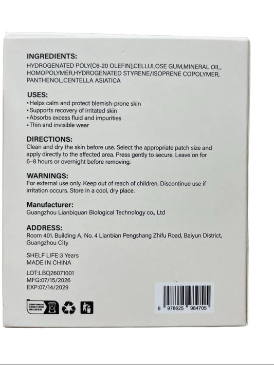 Hydrocolloid Recovery Patch