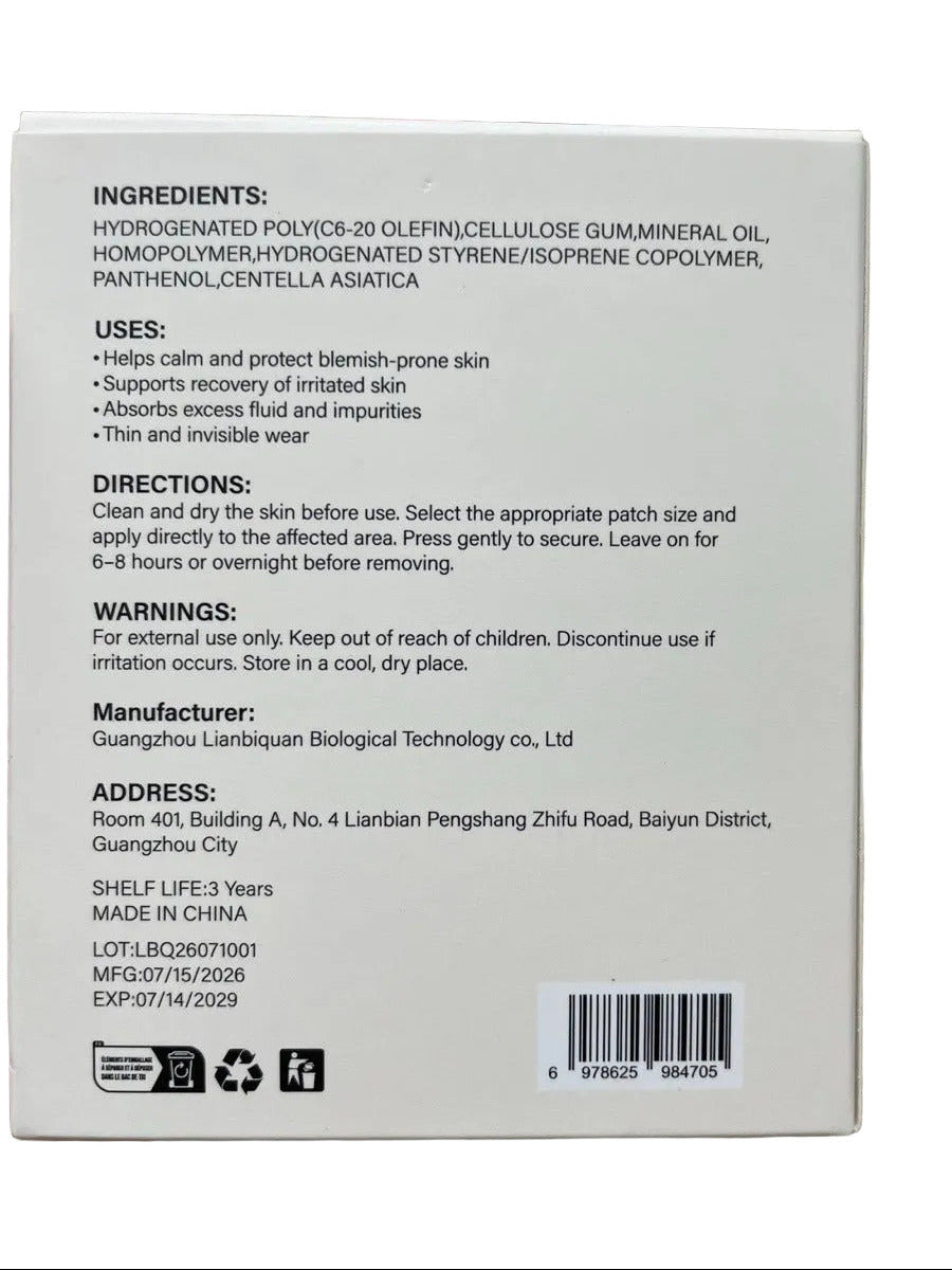 Hydrocolloid Recovery Patch